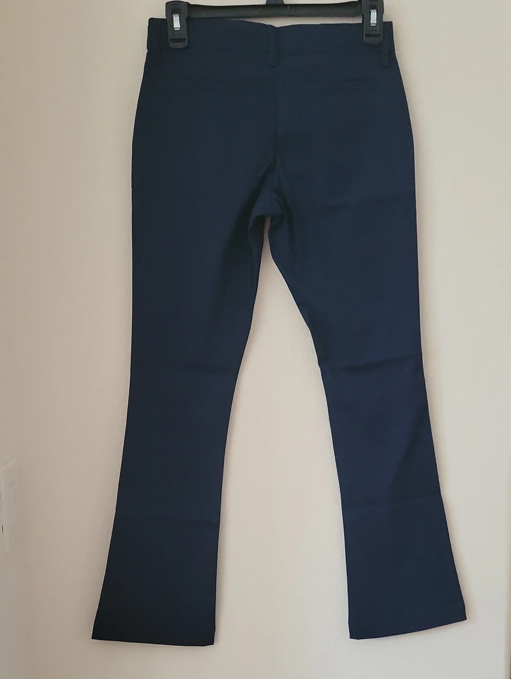 Old Navy Girl's Boot Cut School Uniform Pants, Navy, 12, NWT